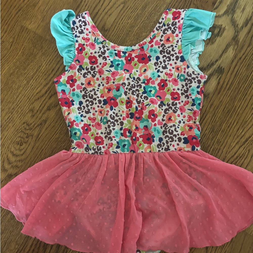 Cheeky Plum Floral Leotard